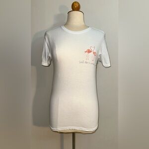 3OA Gear Women’s Pink Flamingo Short Sleeve T-Shirt Size Small